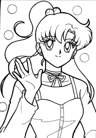 Makoto Kino  Coloring Page